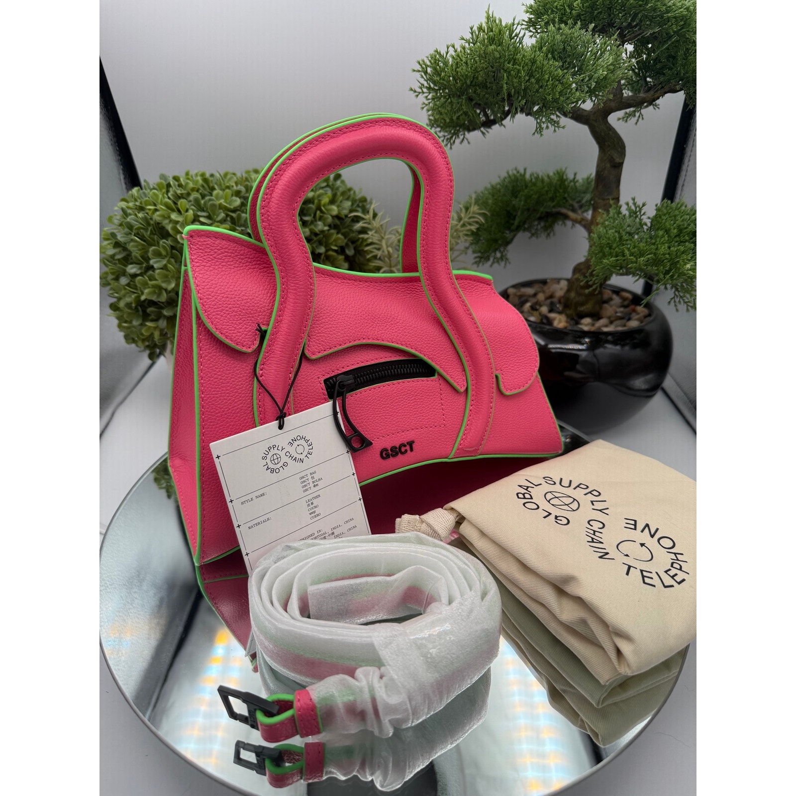 Mschf Global Supply Chain Telephone Bag In The Juicy Fruit Colorway Msrp $650